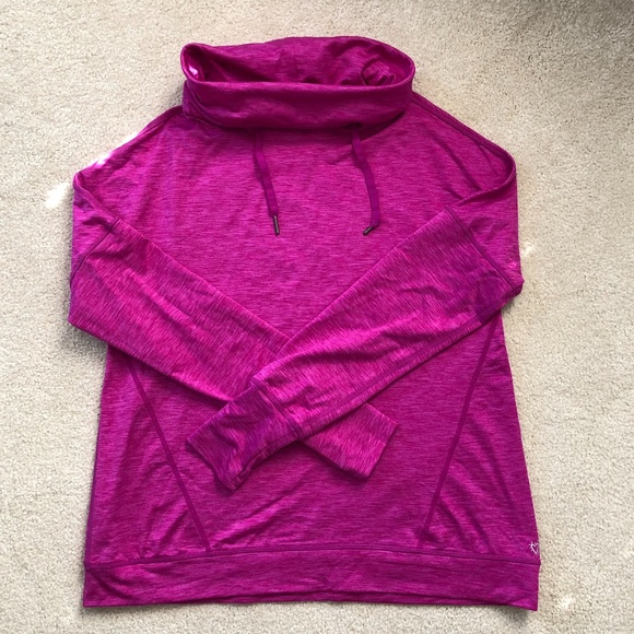 Betsey Johnson Tops - turtleneck sweatshirt pink/purple - Women's Medium